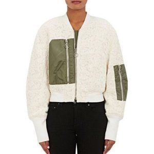 3.1 Phillip Lim Floral Lace Jacquard Crop Jacket